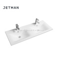 ceramic hand wash porcelain sink bathroom double basin